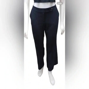 Calvin Klein Classic Fit Straight Leg Midnight Blue/ Black Dress Trousers Size 8